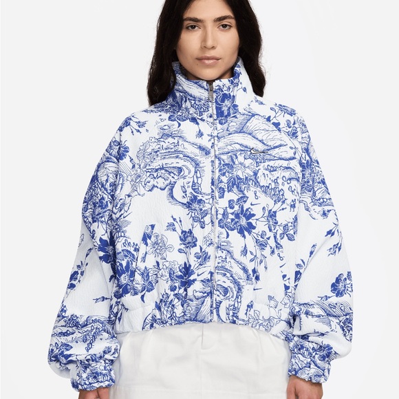 Nike Jackets & Blazers - Nike Sportswear Collection Women's Oversized Jacquard Tracksuit Jacket